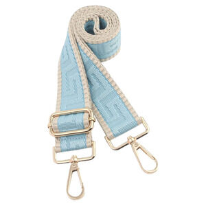 Boutique Blue Jacquard Crossbody guitar strap fashion replacement bag strap